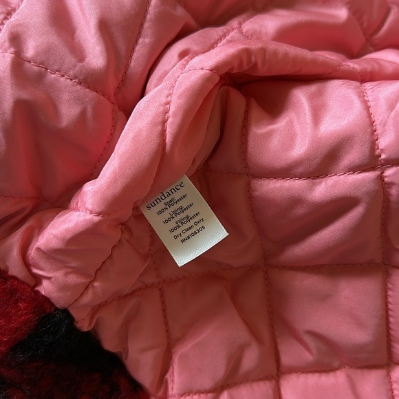 Cozy Sundance Buffalo Plaid red black Sherpa Woodcutter’s Jacket Extra Large XL - Picture 9 of 11